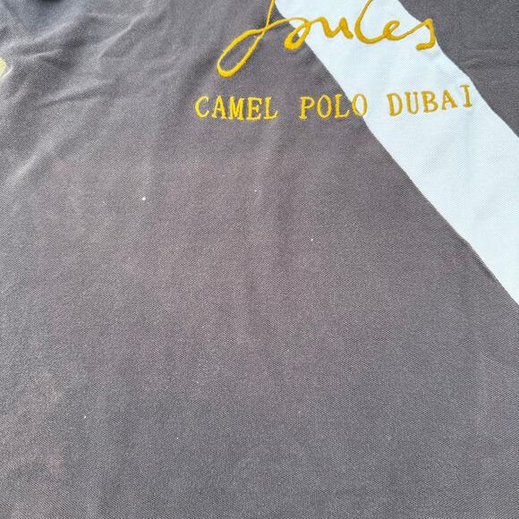 Joules Camel Polo Dubai Equestrian Shirt Brown Size Approx L - Picture 4 of 8